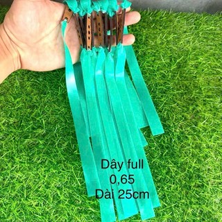 dây chơi full xanh ngọc kéo hết cánh tay 0,65 dài 25cm