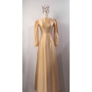 ÁO DÀI LỤA  TAY BỒNG NGẮN BIGSIZE 4X,5X