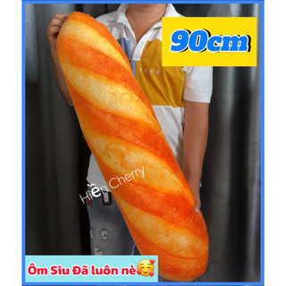 🫶🏻 HOẢ TỐC-KHO SỈ 🥖90cm Siêu To-GỐI ÔM GẤU BÔNG HÌNH Ồ BÁNH MÌ Siu Cưng-Lông Mịn Ôm Siu Thích-Hàng LOẠI 1❤️ 