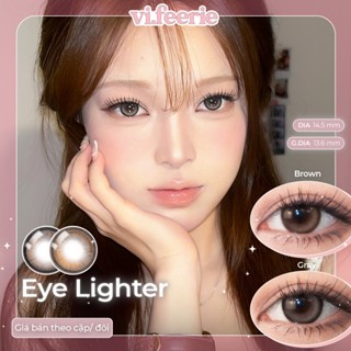 Kính áp tròng (lens) ombre EYE LIGHTER BROWN/ GRAY đủ độ cận - VF Lens
