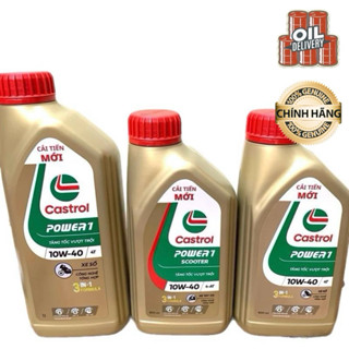 Dầu nhớt Castrol tổng hợp 100% dành cho xe số - xe côn tay và xe ga