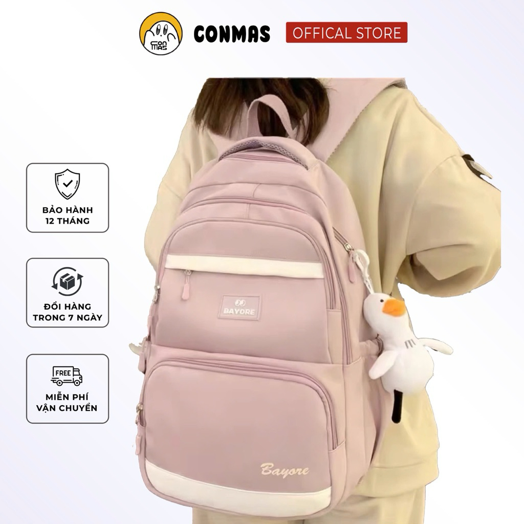 🌼Balo đi học kiểu dáng Hàn Quốc siêu nhiều ngăn tiện dụng BAYORE 🍀🎀Hàng có sẵn🌈 | BigBuy360 - bigbuy360.vn