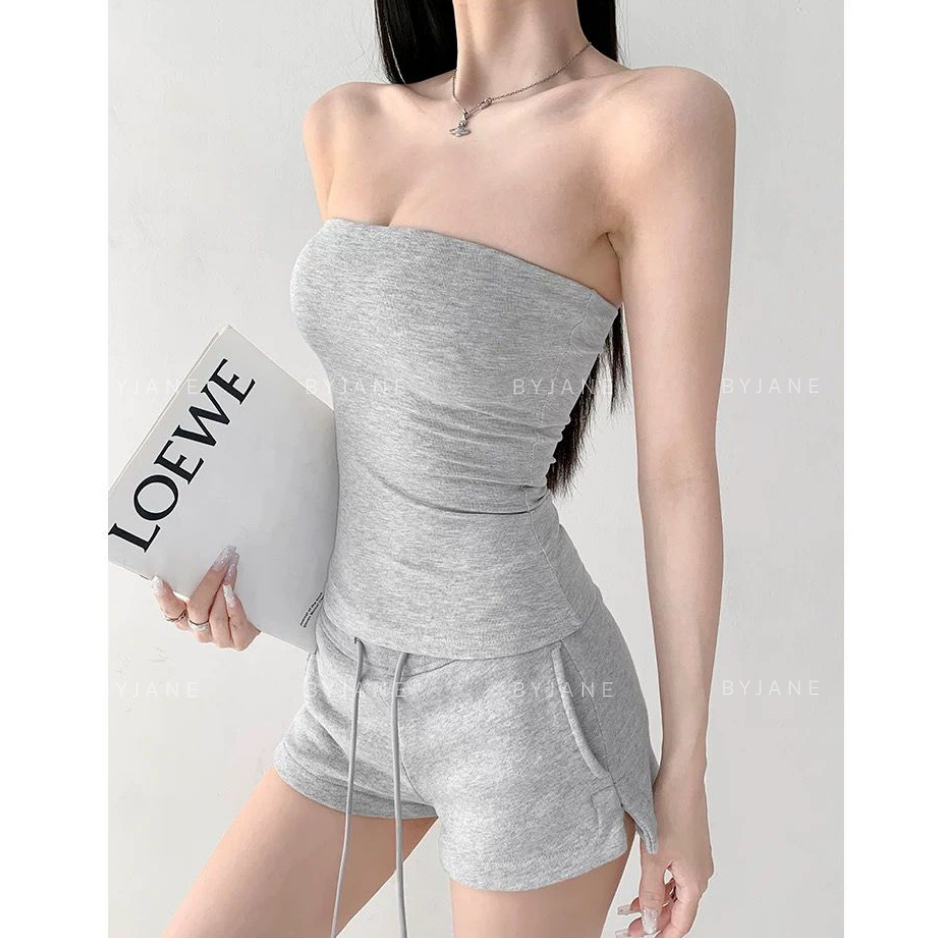 ( MỞ BÁN ) Áo Ống trơn ôm body basic, Áo quây croptop nhiều màu vải cotton mịn co dãn tốt ôm body tôn dáng -BYJANE-500 | BigBuy360 - bigbuy360.vn
