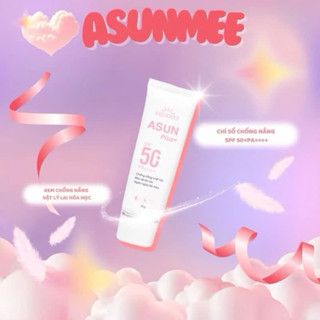 Kem Chống Nắng ASUN Plus+ Tăng Cường Ánh Nâng Tone Kiềm Dầu Sáng Da Dưỡng da 50g