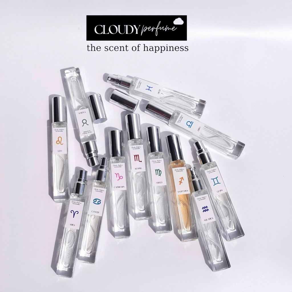 (4 CHAI 98K) TINH DẦU NƯỚC HOA Xịt thơm lưu hương 10-12 tiếng CUNG HOÀNG ĐẠO Cloudy Perfume