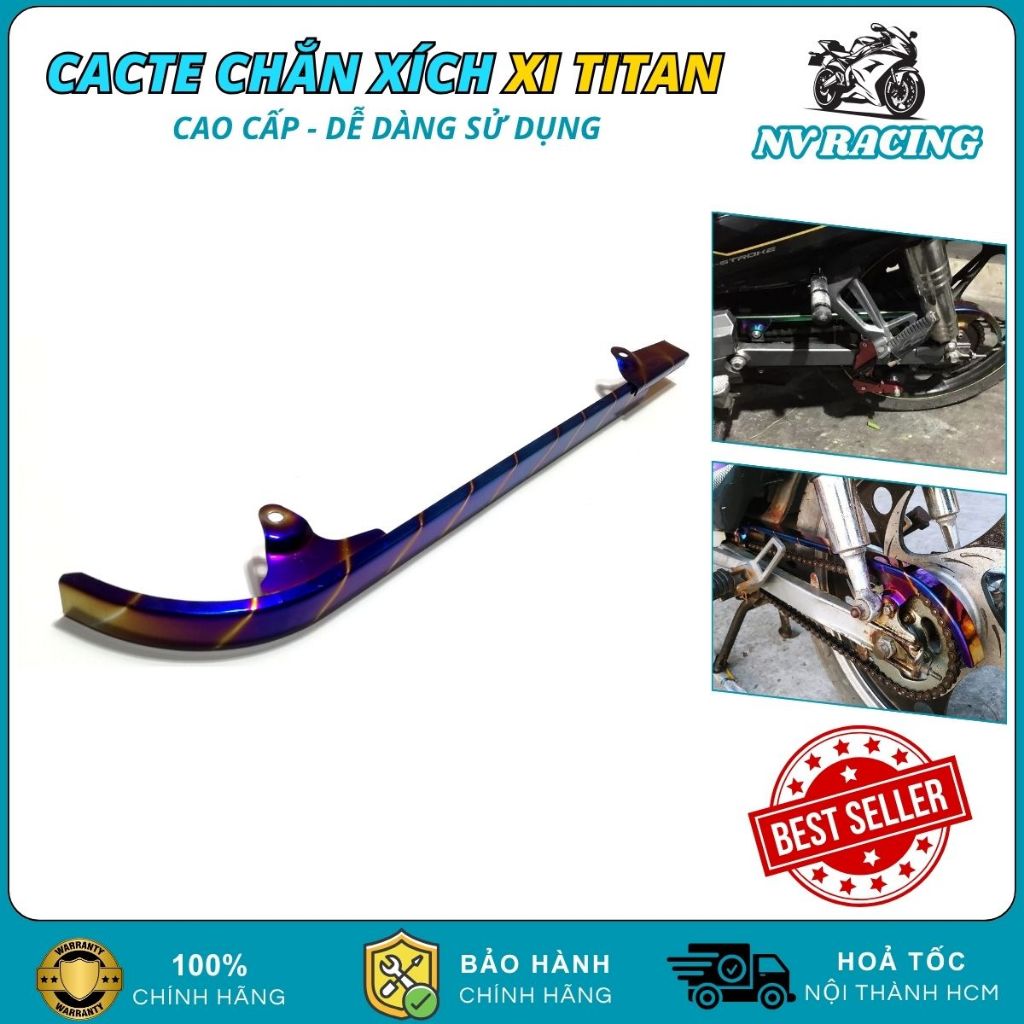 Cacte Che Sên Chắn Xích Titan Sirius, Sirius Fi, Wave 17, Wave RS, Wave Nhỏ, Dream,... Dễ Lắp Đặt