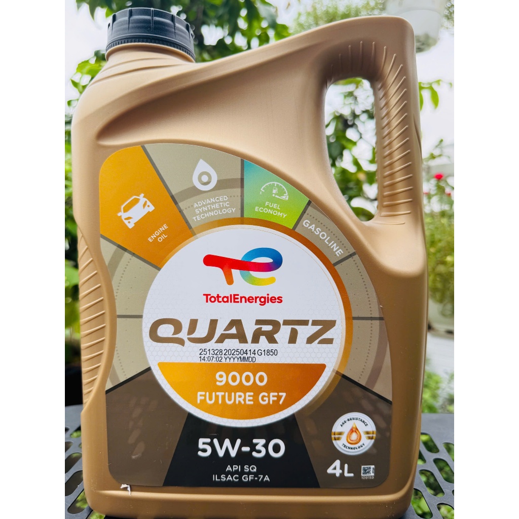 Nhớt động cơ xăng Total Quartz 9000 API SQ 5W30 4L