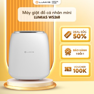  Máy giặt đồ cá nhân mini Lumias WS268 - Giặt Vắt Sấy - Tiệt trùng nhiệt độ cao - Thiết kế nhỏ gọn tiện lợi 