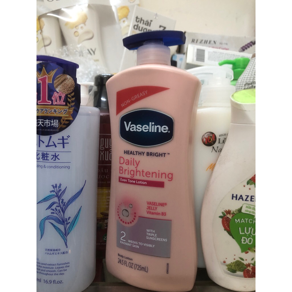 Sữa Dưỡng Thể Vaseline hong 725ml( mẫu mới)