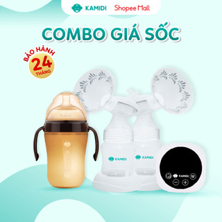 Combo Bình Sữa Kamidi Và Máy Hút Sữa Silicon Kamidi Max