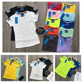 Áo thun thể thao nữ, áo tay sọc ngang [hình thật shop chụp] Eothon60