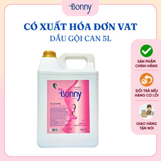  Dầu gội can Dầu gội hương nước hoa thơm lâu Bonny 5 lít Dầu gội khách sạn nhà nghỉ homstay spa salon tóc Can 5L 
