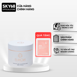   MUA 1 TẶNG 1 MASK  Kem Dưỡng Trắng Tế Bào Gốc Rmon White Label Dia Whitening Cream 200ml 