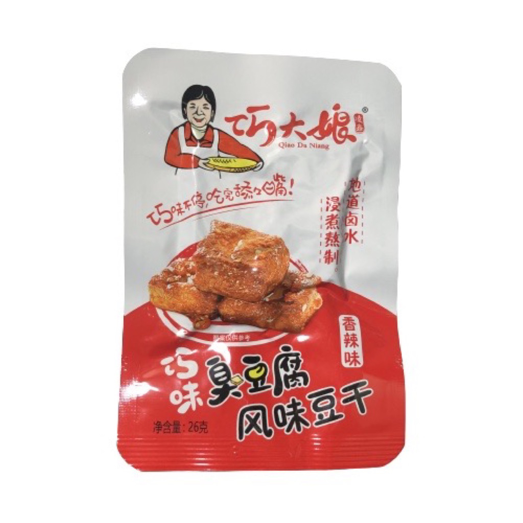 Lẻ 1 Gói Đậu Cay Miếng Vuông Kiều Đại Nương 26gr