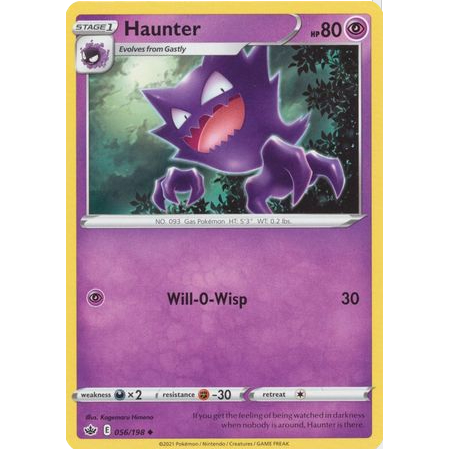 [Thẻ bài Pokemon TCG] Haunter - 056/198 - Uncommon