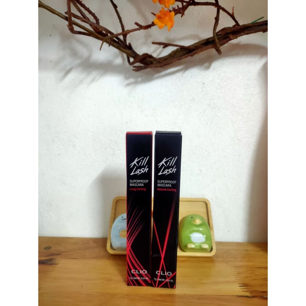 Mascara Clio Kill Lash Volume Curling, tẩy mi Clio