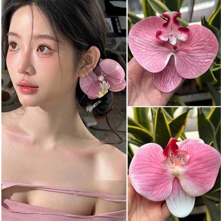 🧚🏻‍♀️Ganten🧚🏻‍♀️[CÓ SẴN] Kẹp Tóc Hoa Lan Đủ Màu Đi Biển Siêu Tây KHL