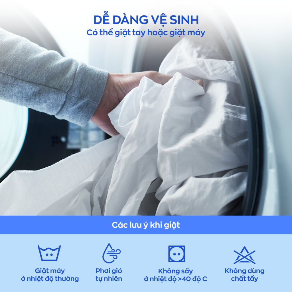 Ga Chống Thấm Vua Nệm Goodnight Sumi, Bảo Vệ Nệm,Tăng Tuổi Thọ Nệm 25cm, Bọc Đệm Chống Thấm Nước | BigBuy360 - bigbuy360.vn