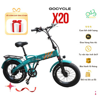  Xe đạp điện trợ lực gấp gọn bỏ cốp tiện lợi Gocycle X20 Limited Edition động cơ 750w Shimano 7 cấp 