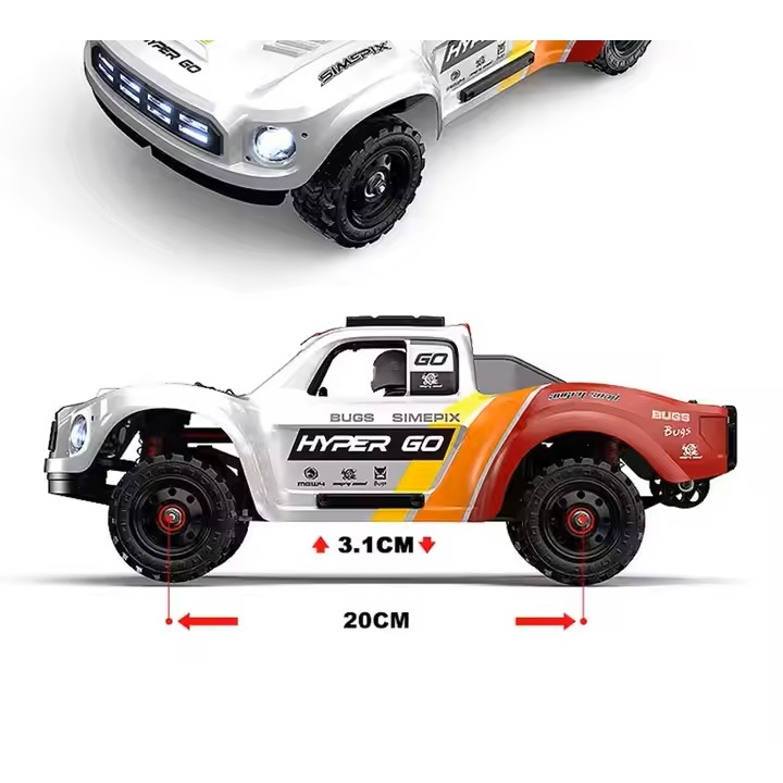 MJX Hyper GO 14211  bản nâng cấp sườn nhôm 1/14, 2 bộ bánh