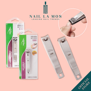 Bấm móng tay Kềm Nghĩa B901 B902 chính hãng - Bấm móng nail lưỡi cong, lưỡi bằng thép không gỉ