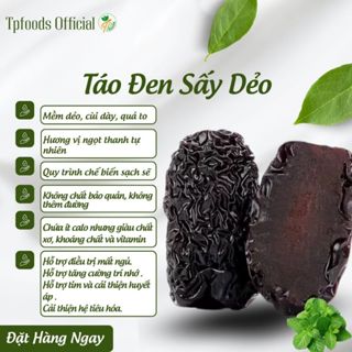 Táo Tàu Đen và Táo Đỏ Hòa Điền Sấy Lạnh (COMBO 500g mỗi loại)  Bách Hóa Tâm Phúc Mềm Dẻo Dày Thịt Ăn là Mê, Ăn Vặt