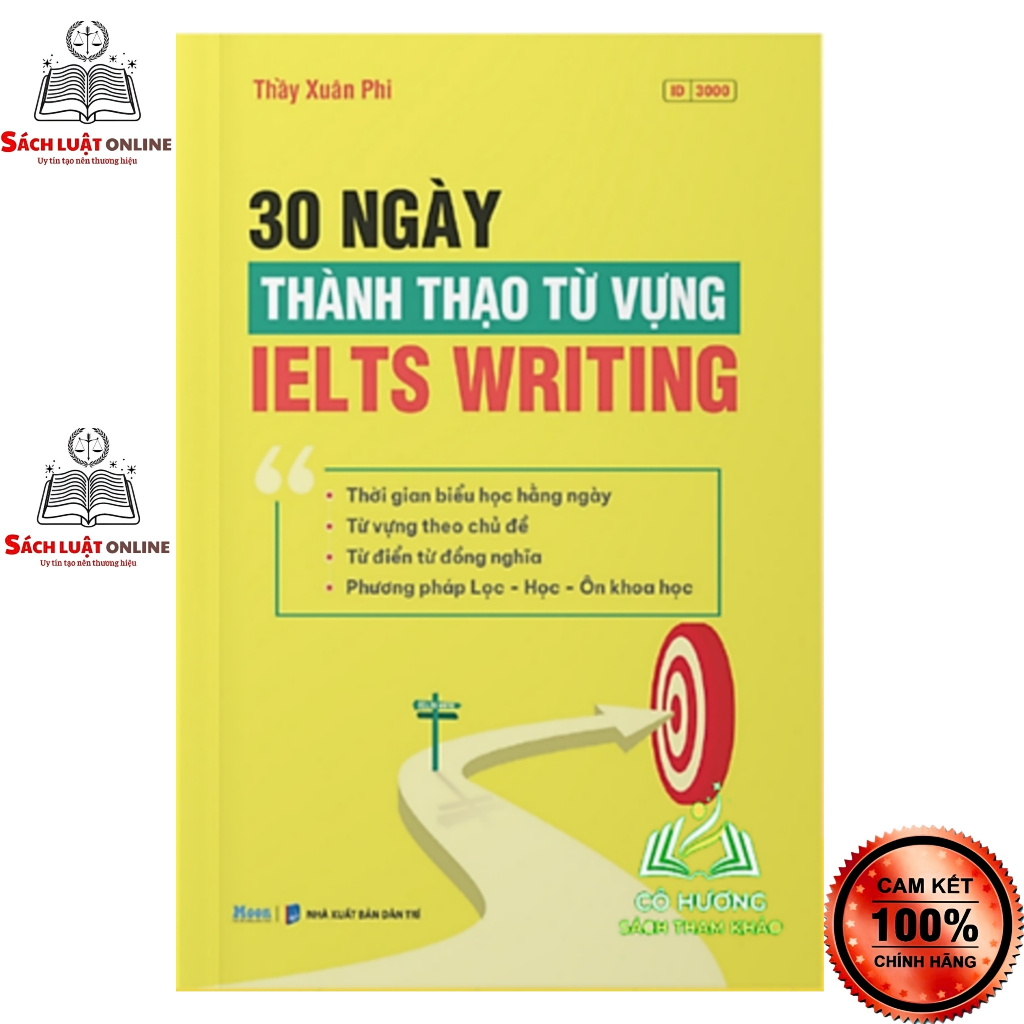 Sách - 30 ngày thành thạo từ vựng Ielts Writing (Moonbook)