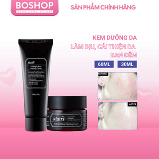Kem Dưỡng Ẩm Phục Hồi Da Dầu Mụn Klairs Midnight Blue Calming Cream 60ml