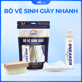 Bộ Vệ Sinh Giày Nhanh Sneaker Clean Kit 150ml tạo bọt, Combo vệ sinh giày cao cấp loại bỏ vết bẩn