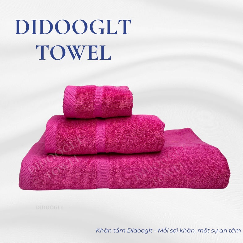 Khăn Tắm Cotton DIDOOGLT TOWEL 60x120cm Mềm Mại Không Phai Màu Thâm Hút Tốt | BigBuy360 - bigbuy360.vn