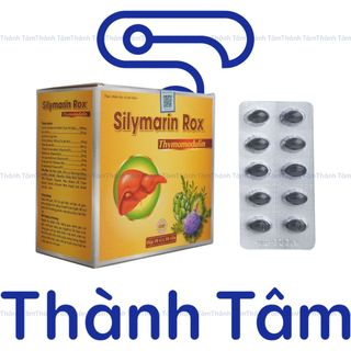  Bổ gan Silymarin Rox Vàng cao actiso cà gai leo hỗ trợ giải độc găn tăng chức năng gan - Hộp 100 viên 
