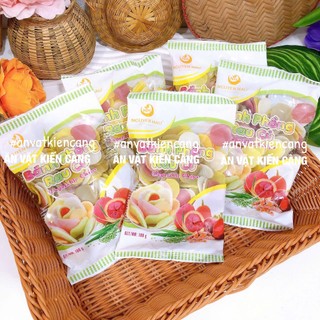 Bánh phồng tôm rau củ Nguyên Hậu (gói 180g), bánh phồng tôm ngũ sắc