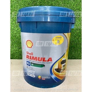 [ CHÍNH HÃNG ] Dầu Động Cơ Diesel Shell RIMULA R5 LE 10W-40 CK-4 (18 Lít) - Chuyên Xe Tải Nặng