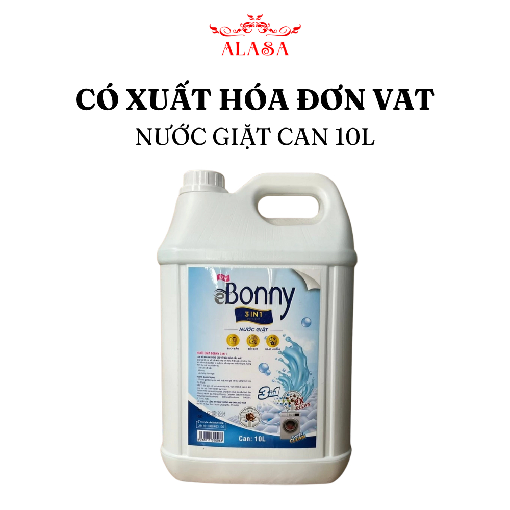 Can nước giặt 5L 10L hương Com'for, nước giặt xả công nghiệp, nước giặt trắng sáng thơm lâu sạch bẩn