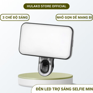 Đèn LED Selfie Mini HULAKO - 3 Chế Độ Dạng Kẹp Điện Thoại, Trợ Sáng Chụp Ảnh Tự Sướng, Quay Video Chuyên Nghiệp