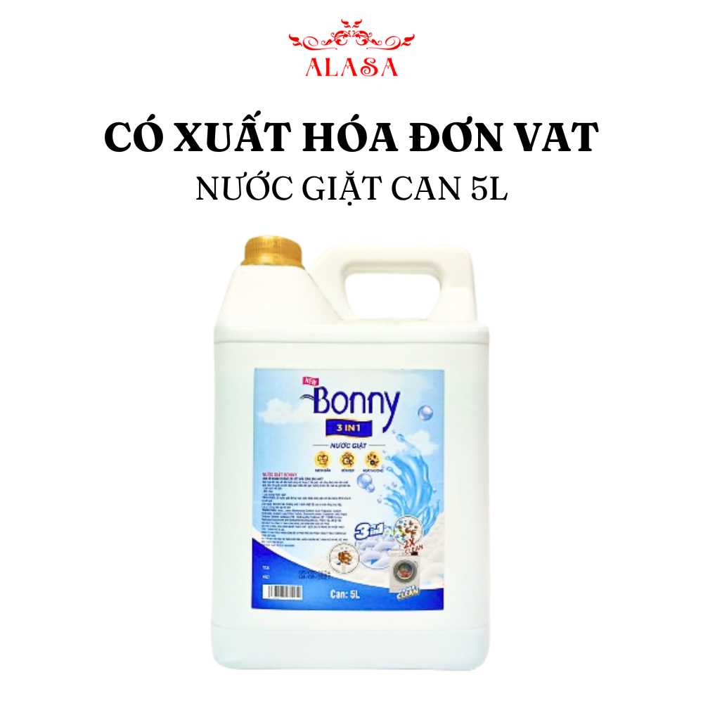 Nước giặt, nước xả vải can 5L hương Comfort, nước giặt xả công nghiệp, nước giặt trắng sáng thơm lâu