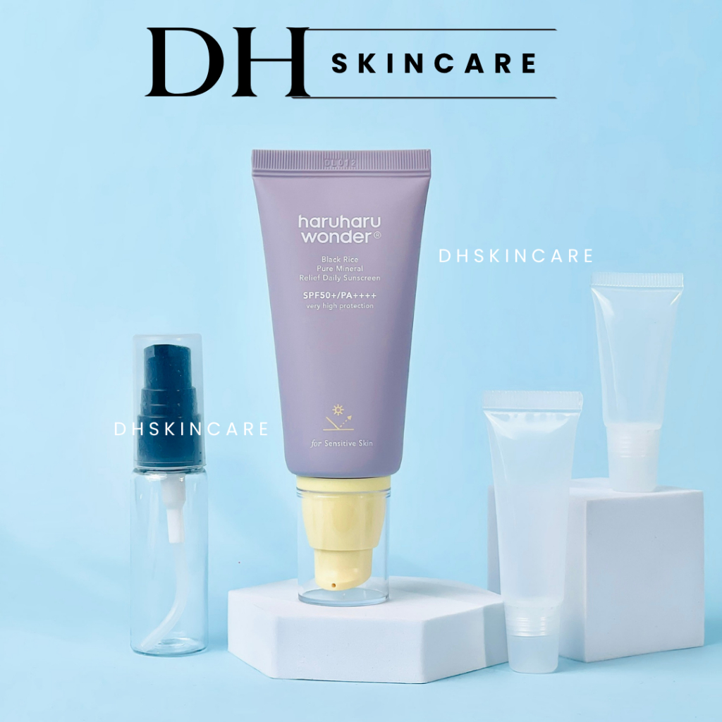 Kem Chống Nắng Nâng Tone Tự Nhiên Haruharu Wonder Black Rice Pure Mineral SPF50+ PA++++ 50ml