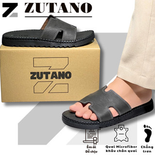 Dép Zutano Da Nam Doctor Khâu Viền Quai Chữ H, Dép Đốc Thời Trang, Dễ Phối Đồ, Đế Đúc, Lót Mút, Đã Phủ Hạn Chế Thấm Nước