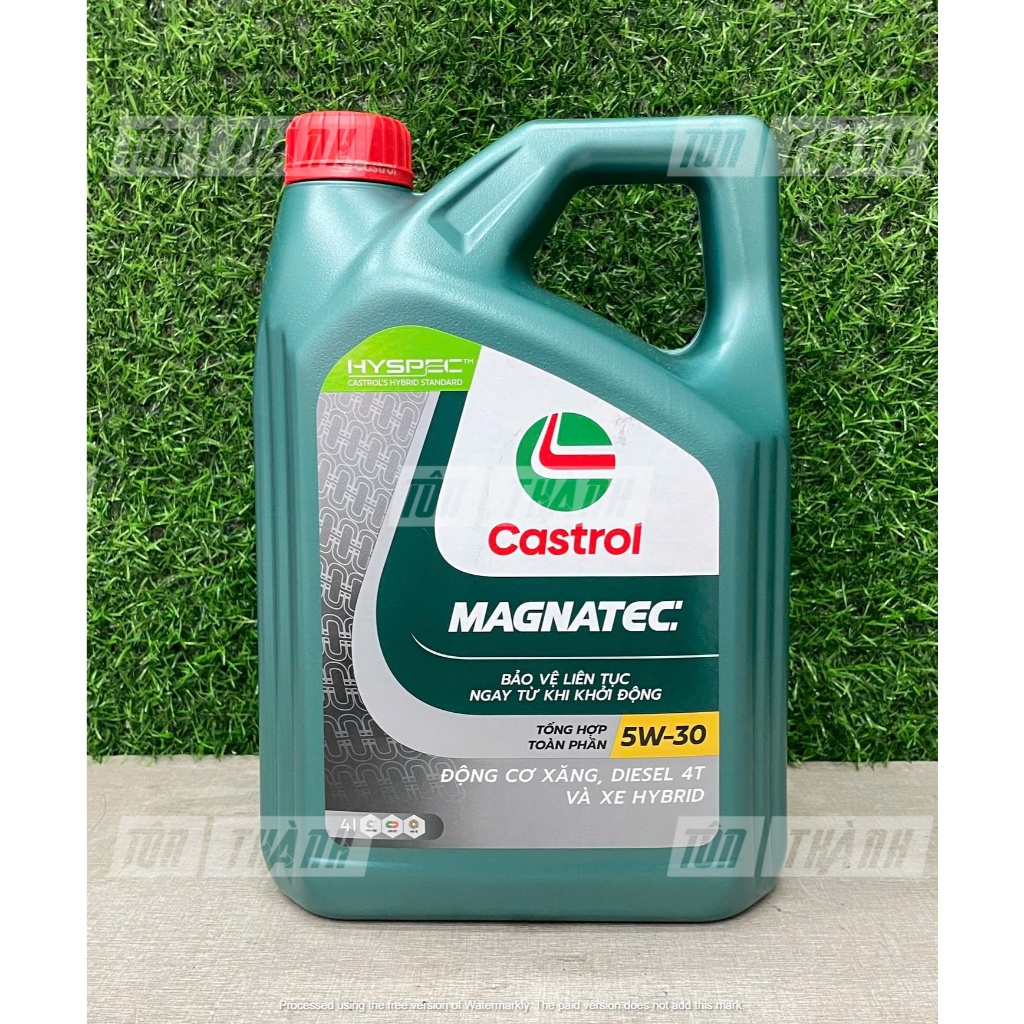 [ Hàng Chính Hãng ] Dầu nhớt động cơ CASTROL MAGNATEC HYSPEC Tổng Hợp Toàn Phần 5W30 (4 Lít)
