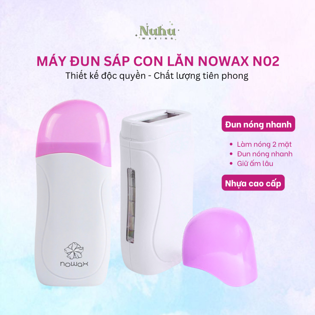  Máy Đun sáp con lăn NOWAX Làm Nóng Nhanh Nhỏ Gọn Tiện Lợi Wax Sạch Gốc Lông | Nuhuwaxing 