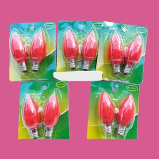 bộ 10 bóng đèn trái ớt led đỏ