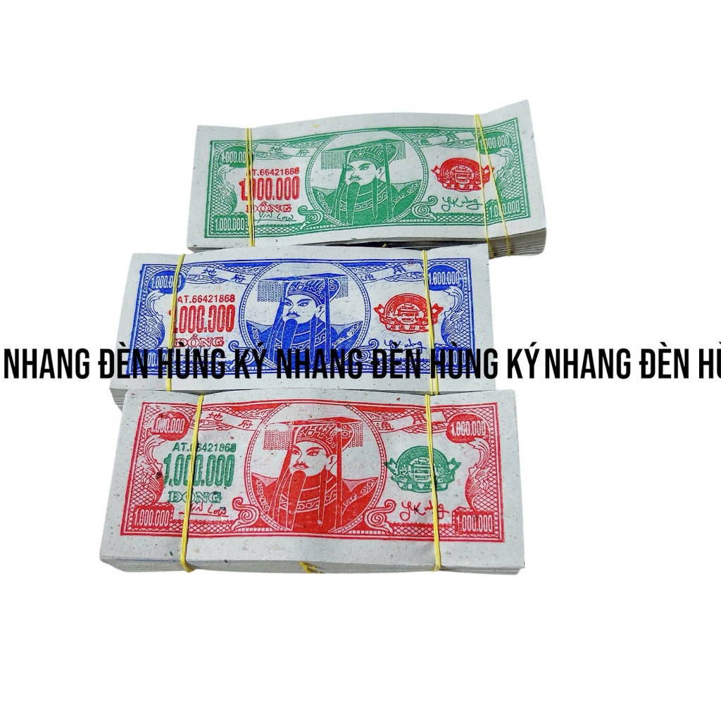 Giấy vàng mã đô màu (1 cục 10 xấp)