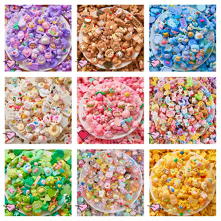 Charm DIY trang trí handmade Phụ kiện DIY hot trend - Set charm 7 màu decor dán ốp điện thoại, kẹp tóc cute