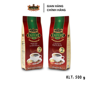 Cà Phê KING COFFEE Rang Xay Expert Blend 2 Pha Phin - Túi 500g - Đặc chế dành cho Quán Cà Phê