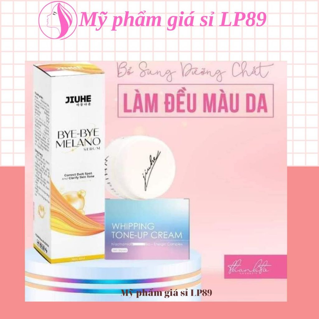 Combo Face Jiuhe + Serum Jiuhe Thanh Tô Chính Hãng trắng da mờ thâm nám ngăn ngừa mụn