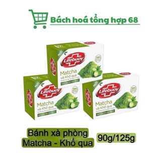 Bánh xà phòng Lifebuoy diệt khuẩn Matcha và khổ qua 90g/125g