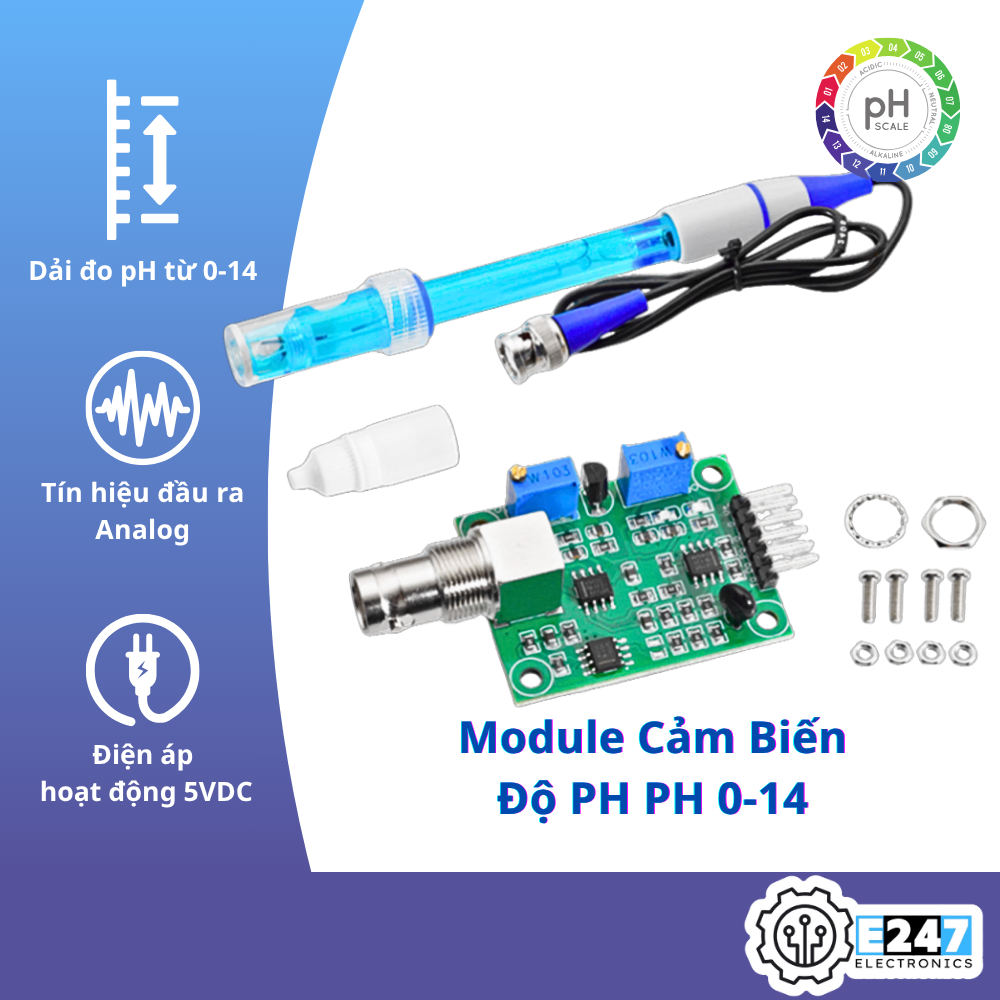Module Cảm Biến Độ PH PH 0-14