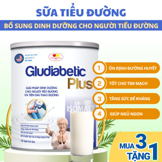  Sữa bột cho người tiểu đường GLUDIABETIC PLUS FOTECPHAM bổ sung dinh dưỡng cho người tiểu đường 
