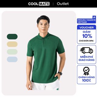 [Mua 2 giảm 10%] Áo polo Pique nam Basic Cotton 100% Ready to Wear Coolmate Outlet không đổi trả