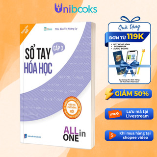 Sách - Sổ Tay Hóa học Cấp 3- All in one (cập nhật chương trình SGK mới)